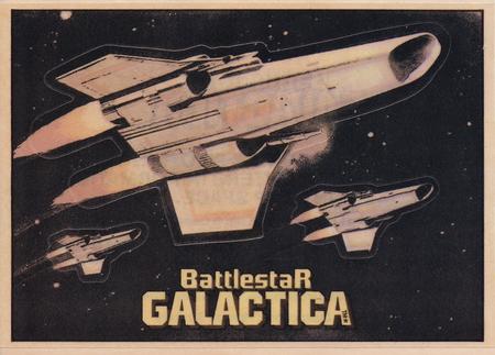 1978 Big G Cereal Premiums Battlestar Galactica #11 Colonial Vipers Front