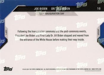 2020 Topps Now USA Election #16 Joe Biden / Dr. Jill Biden Back