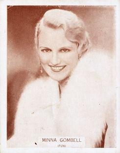 1933 Wills's Famous Film Stars (Medium Size) #1 Minna Gombell Front