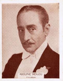1933 Wills's Famous Film Stars (Medium Size) #29 Adolphe Menjou Front