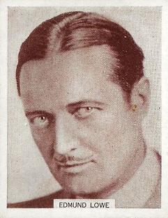 1933 Wills's Famous Film Stars (Medium Size) #53 Edmund Lowe Front