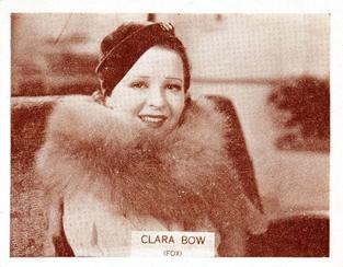 1933 Wills's Famous Film Stars (Medium Size) #61 Clara Bow Front