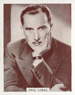 1933 Wills's Famous Film Stars (Medium Size) #78 Paul Lukas Front
