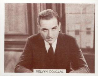 1933 Wills's Famous Film Stars (Medium Size) #82 Melvyn Douglas Front