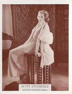 1933 Wills's Famous Film Stars (Medium Size) #97 Betty Stockfield Front