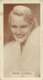 1933 Wills's Famous Film Stars (Small Images) #1 Minna Gombell Front