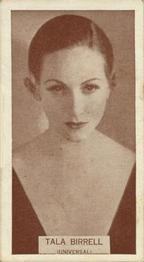 1933 Wills's Famous Film Stars (Small Images) #19 Tala Birell Front