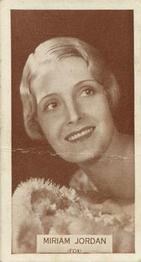 1933 Wills's Famous Film Stars (Small Images) #46 Miriam Jordan Front