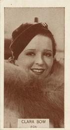 1933 Wills's Famous Film Stars (Small Images) #61 Clara Bow Front