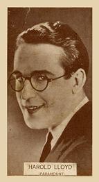 1933 Wills's Famous Film Stars (Small Images) #70 Harold Lloyd Front