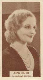 1933 Wills's Famous Film Stars (Small Images) #73 Joan Barry Front