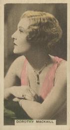 1934 Cavanders Army Club Cigarettes Cinema Star #1 Dorothy Mackaill Front