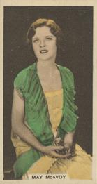 1934 Cavanders Army Club Cigarettes Cinema Star #3 May McAvoy Front