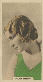 1934 Cavanders Army Club Cigarettes Cinema Star #13 Vilma Banky Front