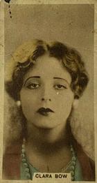 1934 Cavanders Army Club Cigarettes Cinema Star #25 Clara Bow Front