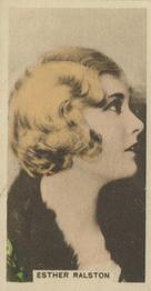 1934 Cavanders Army Club Cigarettes Cinema Star #29 Esther Ralston Front