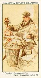 1934 Lambert & Butler London Characters #11 The Flower Seller Front