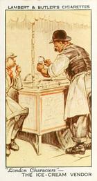 1934 Lambert & Butler London Characters #13 The Ice-Cream Vendor Front