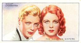 1935 Wills's Radio Celebrities (Second Series) #49 The Houston Sisters Front