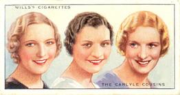 1935 Wills's Radio Celebrities (Second Series) #50 The Carlyle Cousins Front