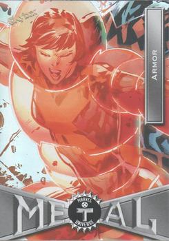 2021 SkyBox Metal Universe Marvel X-Men #2 Armor Front