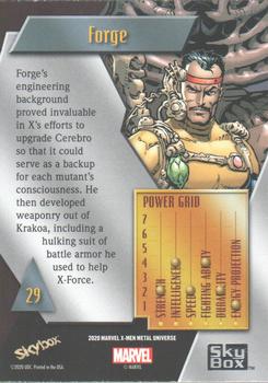 2021 SkyBox Metal Universe Marvel X-Men #29 Forge Back