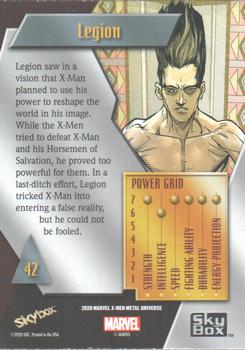 2021 SkyBox Metal Universe Marvel X-Men #42 Legion Back