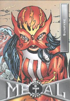 2021 SkyBox Metal Universe Marvel X-Men #62 Sunpyre Front