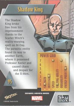2021 SkyBox Metal Universe Marvel X-Men #95 Shadow King Back