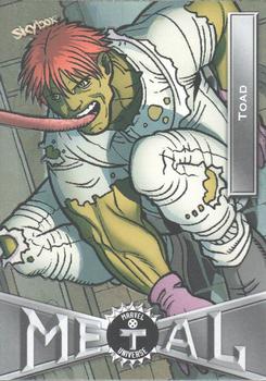 2021 SkyBox Metal Universe Marvel X-Men #98 Toad Front