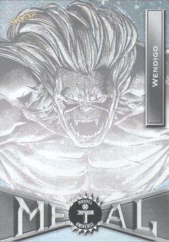 2021 SkyBox Metal Universe Marvel X-Men #100 Wendigo Front