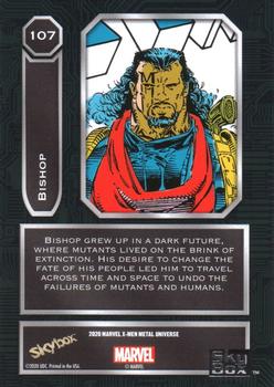 2021 SkyBox Metal Universe Marvel X-Men #107 Bishop Back