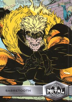 2021 SkyBox Metal Universe Marvel X-Men #192 Sabretooth Front