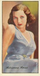 1935 Carreras Famous Film Stars #22 Adrienne Ames Front