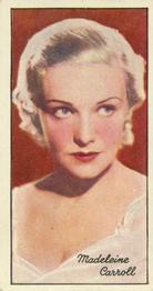 1935 Carreras Famous Film Stars #29 Madeleine Carroll Front