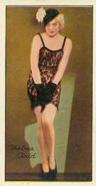 1935 Carreras Famous Film Stars #32 Thelma Todd Front