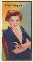 1935 Carreras Famous Film Stars #37 Diana Wynyard Front