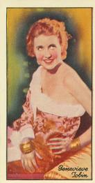 1935 Carreras Famous Film Stars #38 Genevieve Tobin Front