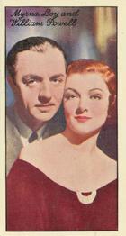1935 Carreras Famous Film Stars #82 Myrna Loy / William Powell Front