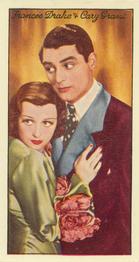 1935 Carreras Famous Film Stars #84 Frances Drake / Cary Grant Front