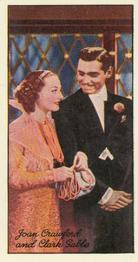 1935 Carreras Famous Film Stars #88 Joan Crawford / Clark Gable Front