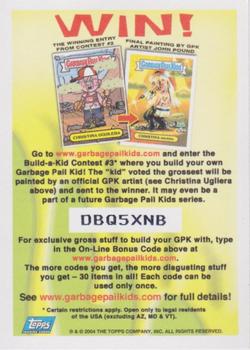 2004 Topps Garbage Pail Kids All-New Series 3 - Foil Stickers #1a Ball 'n Shane Back