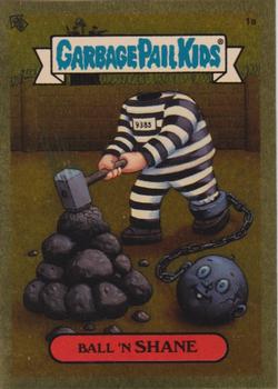 2004 Topps Garbage Pail Kids All-New Series 3 - Foil Stickers #1a Ball 'n Shane Front