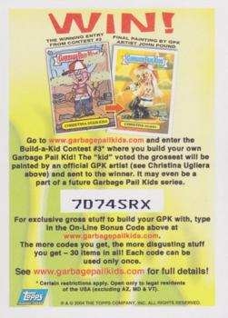 2004 Topps Garbage Pail Kids All-New Series 3 - Foil Stickers #2a Half Price Back