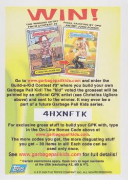 2004 Topps Garbage Pail Kids All-New Series 3 - Foil Stickers #4b Barfy Barbies Back