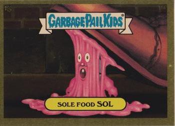 2004 Topps Garbage Pail Kids All-New Series 3 - Foil Stickers #11a Sole Food Sol Front