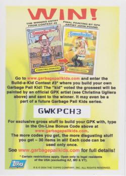 2004 Topps Garbage Pail Kids All-New Series 3 - Foil Stickers #17a Car-Stick Karla Back