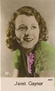 1935 C & T Bridgewater Film Stars (4th Series) #31 Janet Gaynor Front