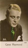 1935 C & T Bridgewater Film Stars (4th Series) #35 Gene Raymond Front