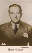 1935 C & T Bridgewater Film Stars (4th Series) #40 Bing Crosby Front